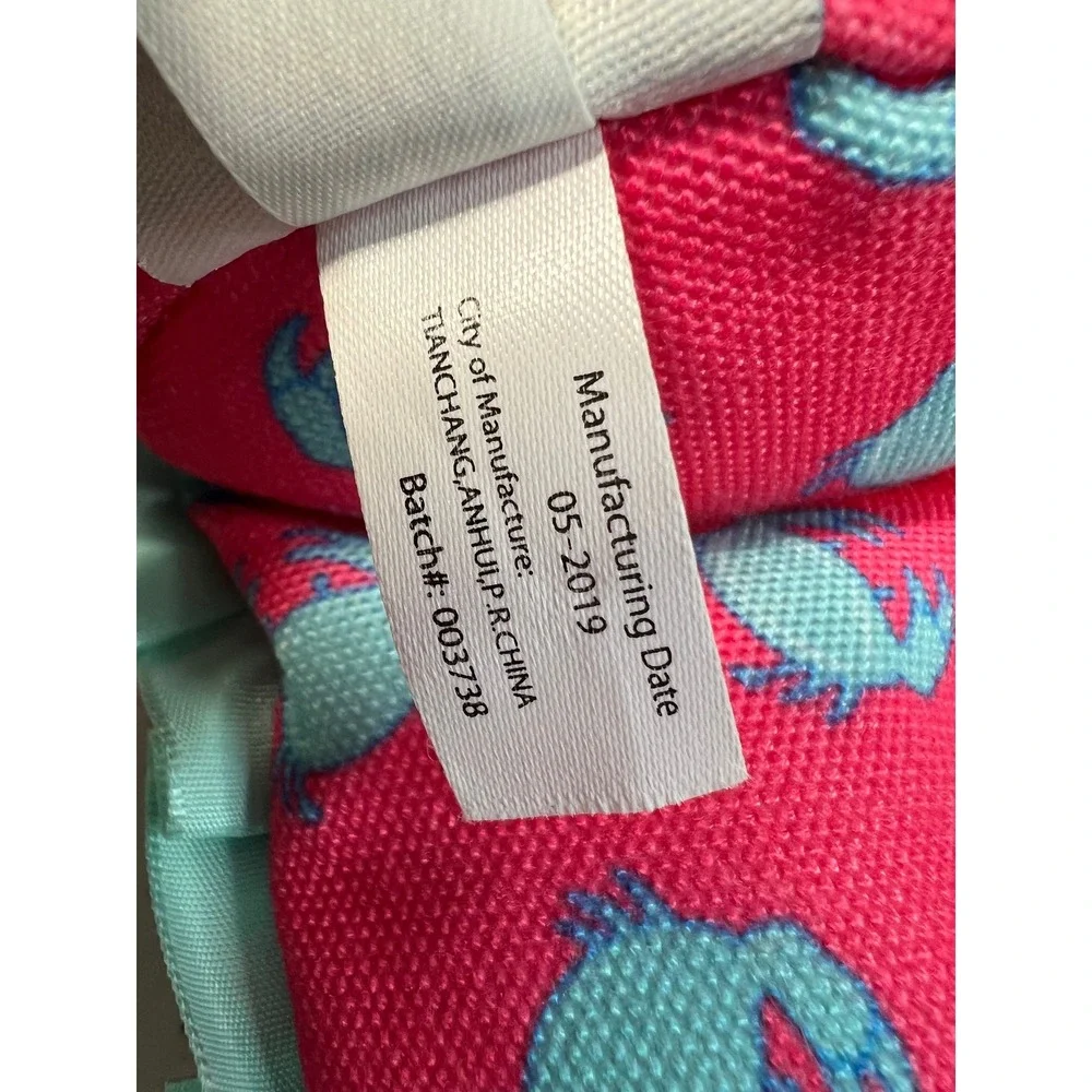 The Preppy Pelican Mermaid Plush Rag Doll Pink Crab Tail Brown Yarn Hair 19.5